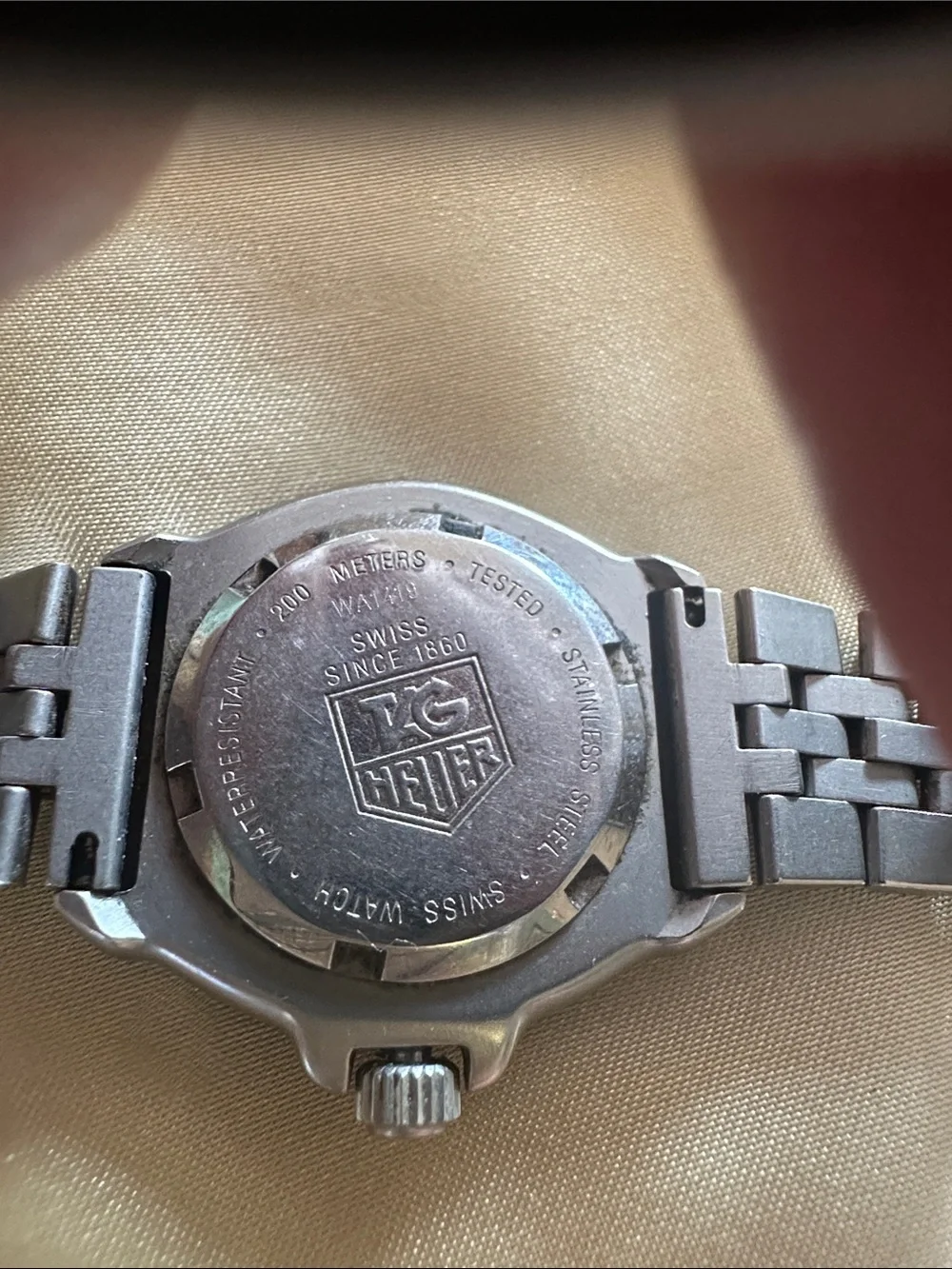 Tag Heuer Stainless Steel Blue and White Professional 200M Quartz Watch
